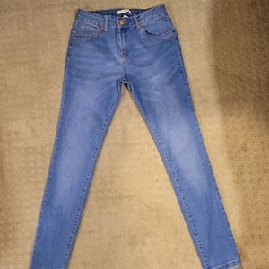 Forever 21 skinny blue jeans
